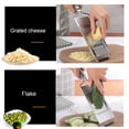 thumbnail image 5 of HomeLife Vegetable Slicer Stainless Steel Food Slicer Removable Blade Kitchen Slicer Vegetable Cutter for Salads Cheese Fruit, 5 of 13