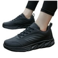 thumbnail image 3 of Sopiago Mens Running Shoes Tennis Casual Fashion Slip on Walking Shoes Comfort Non Slip Work Sport Sneakers Mens Black,8.5, 3 of 7