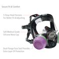 thumbnail image 4 of Respirador facial completo NORTH Honeywell Serie 7600, 4 of 7