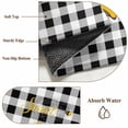 thumbnail image 6 of Large Area Rugs for Living Room Bedroom, Yellow Truck 8'x10' Rug Washable Carpet Runner Indoor Outdoor, Farmhouse Bee Daisy Black White Buffalo Plaid Non Slip Floor Mats Rug for Kitchen, Patio, 6 of 8