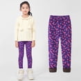 thumbnail image 5 of Esaierr 3PCS Toddler Girls Fleece Lined Leggings for Kids Winter Pants Trousers Kids Thick Warm Printed Pants for 3-12 Years, 5 of 5