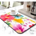 thumbnail image 3 of Dish Drying Mat for Kitchen Counter 20x12in Washable Quick Dish Drying Pad Rubber Backed Absorbent Draining Mat Fit Kitchen Counter,Bar,Under Sink,Dishes,Utensils,Dish Rack, 3 of 5