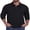 03-ZS-Black, variant on JWD Mens Long Sleeve Polo Shirt Classic Collared Button Pullover Casual Regular Fit Soft Lightweight Knit Top Blue L