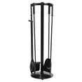 thumbnail image 4 of Modern Ember Knoll 28.75" H 5 Piece Fireplace Tool Set - Black, 4 of 8