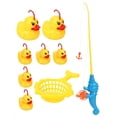 thumbnail image 2 of 9 Pcs/Set Induction Duck Fishing Game Bath Toy Pond Pool Toy Kid Educational Preschool Toy, 2 of 7