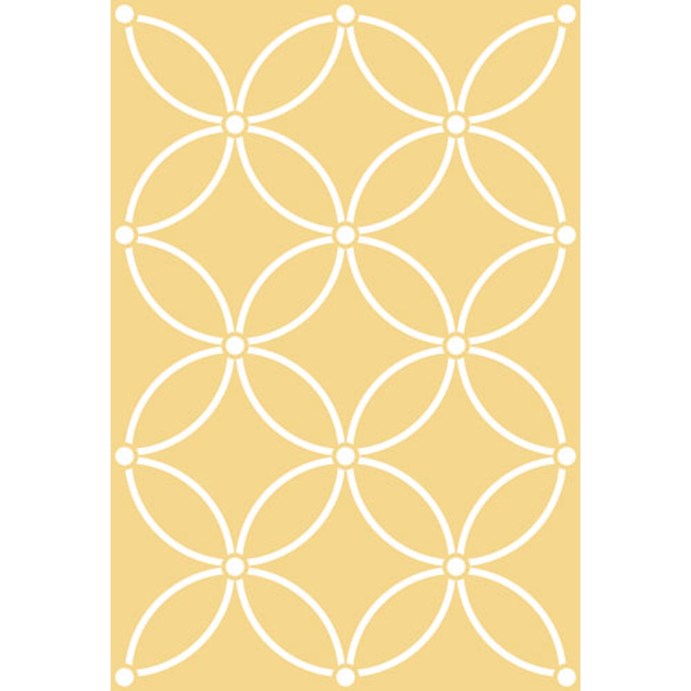 Contemporary Circles Wall Stencil SKU 3693 by Designer Stencils