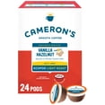 thumbnail image 3 of (4 pack) Cameron's Coffee Vanilla Hazelnut Flavored Naturally Caffeinated Keurig Pods, Light Roast, 24 Ct, 3 of 13