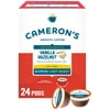 Cameron's Coffee Vanilla Hazelnut Flavored Naturally Caffeinated K-Cup Pods, Light Roast, 24 Count for Keurig Brewers