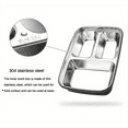 thumbnail image 2 of Easy-Clean Container for Students & Office Workers,Leak-Proof Stainless Steel Lunch Box with 3 Compartments Blue, 2 of 7
