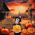 thumbnail image 2 of Caltero Halloween Backdrop Halloween Pumpkin Lantern Backdrop Vinyl 5 X 7 Ft Scarecrow Background Halloween Fall Party Supplies for Photography Studio, 2 of 8