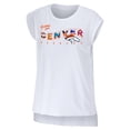 thumbnail image 2 of Women's WEAR by Erin Andrews White Denver Broncos Greetings From Muscle T-Shirt, 2 of 3