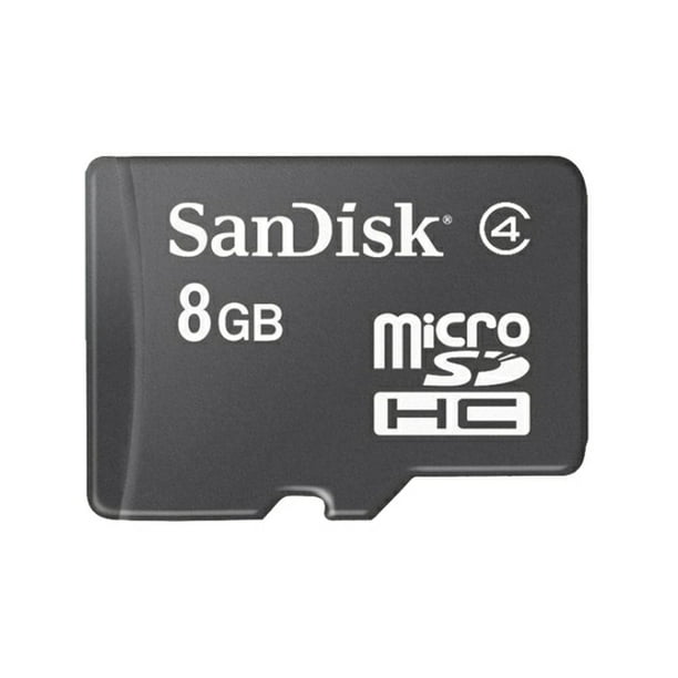 SanDisk 8GB microSDHC Memory Card (Bulk Package)