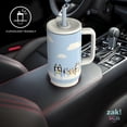 thumbnail image 6 of Zak Designs 30oz Bluey Double Wall Stainless Steel Vaccuum Insulated Sutton Straw Tumbler, 6 of 10