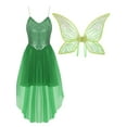 thumbnail image 3 of Robe de Fée Forêt pour Femmes Robe à Paillettes Tenues Elf Robe avec Ailes Vert m, 3 of 5