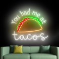 thumbnail image 3 of Handmadetneonsign You Had Me At Tacos Neon Sign, Tacos Store Wall Art Decor, Tacos Food Shop Wall Decor 51922, 3 of 5