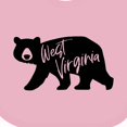 thumbnail image 4 of Inktastic West Virginia Black Bear Silhouette Boys or Girls Baby Bib, 4 of 4
