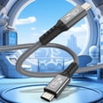 thumbnail image 2 of 240W USB4 Cable 40Gbps Data Transfer 8K@60Hz Video Display Cable USB C, 2 of 13