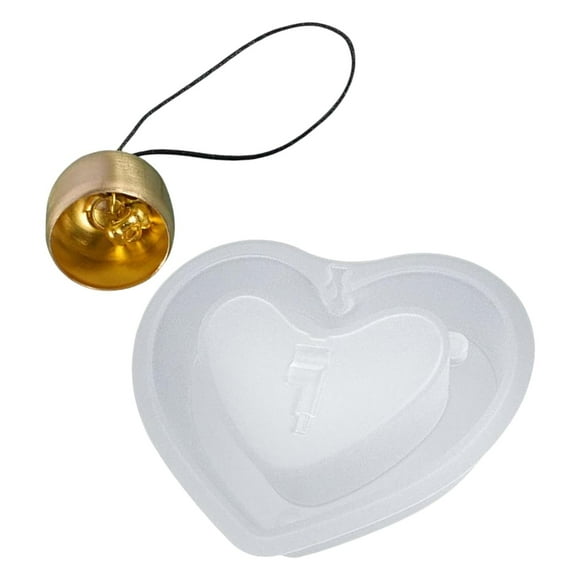 Campana de silicona herramienta de fundición timbre para fundición de resina crear puerta de arte Corazón Zulema Fundición de campanas de viento