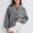 *Gray, variant on ClodeEU Women's Oversized Half Zip Sweatshirts,Cozy Trendy Long Sleeve Pullover Tops Y2k Fall Outfits Brown,Womens Plus XXL