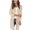 Beige, variant on Jackets For Women Winter New Color Long Sleeve False Pocket Leisure Suit Coat Shackets For Women 2024 fall Beige,S