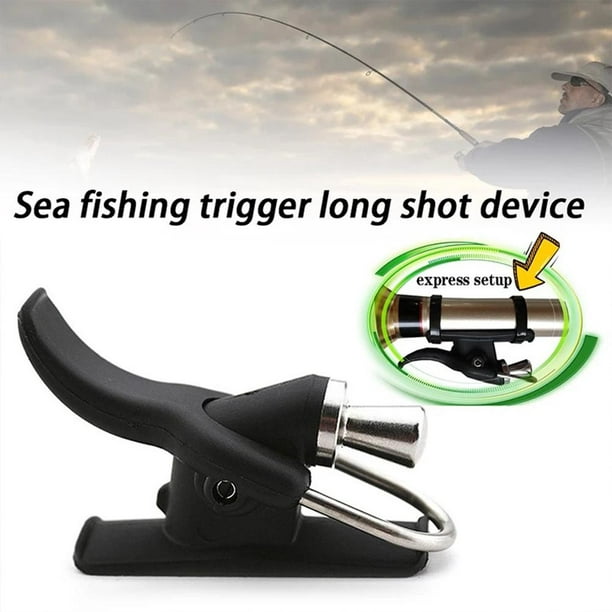 Fishing Rod Trigger Aid Surfing Fixed Spool Casting Portable Sea Fish Tackle  Equipment Accessories for Fishermen Colorful 