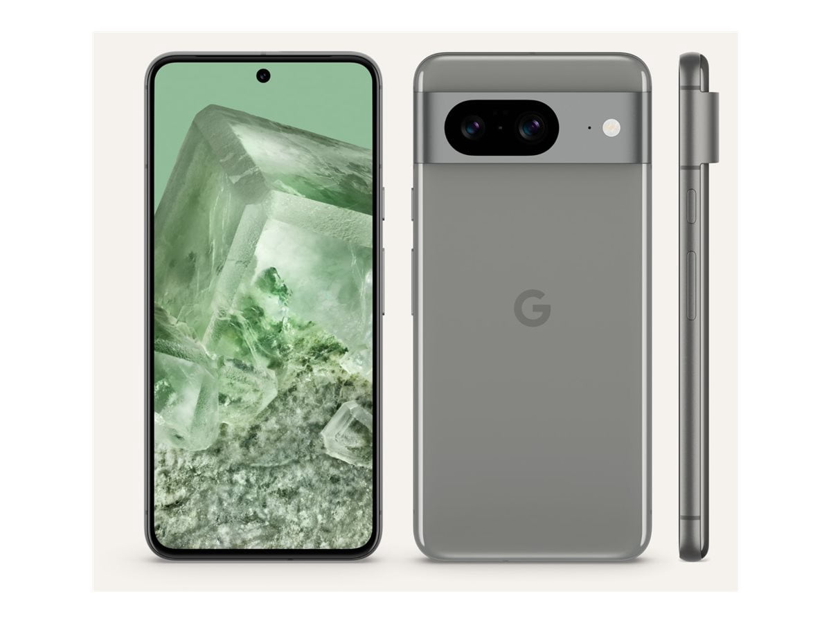 Google Pixel 8 G9BQD 128 GB Smartphone, 6.2" OLED HDR10+ 2400 x 1080, Nona-core (Cortex X3Single-core (1 Core) 3 GHz + Cortex A715 Quad-core (4 Core) 2.45 GHz + Cortex A510 Quad-core (4 Core) 2.15