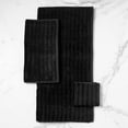 thumbnail image 3 of Mainstays Performance 6-Piece Towel set, Textured Rich Black, 3 of 7