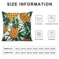 thumbnail image 5 of SHANXI Yellow White Watercolor Summer Fruit Pillowcases Sofa 20x20in, 5 of 5