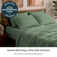 thumbnail image 2 of Mellanni 6 Piece Bed Sheet Set Brushed Microfiber, Extra Deep Pocket, Full, Sage, 2 of 7