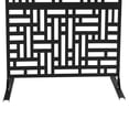 thumbnail image 5 of Miumaeov Outdoor Privacy Screens Decorative Privacy Screen with Stand Free Standing Decor Metal Privacy Screen for Balcony Patio Garden Backyard Porch Metal Divider, 5 of 11