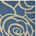 thumbnail image 3 of SAFAVIEH Courtyard Chester Floral Indoor/Outdoor Area Rug, 5'3" x 7'7", Blue/Beige, 3 of 5