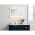 thumbnail image 3 of Elegant Decor MRE52036 20 x 36 in. Lux Hardwired LED Mirror with Magnifier & Color Changing Temperature 3000K-4200K-6400K, 3 of 10