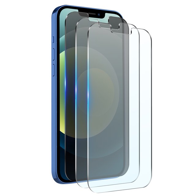 3 protectores de pantalla de vidrio templado de pantalla completa para iPhone 13 Pro Max de 6,7 pulgadas