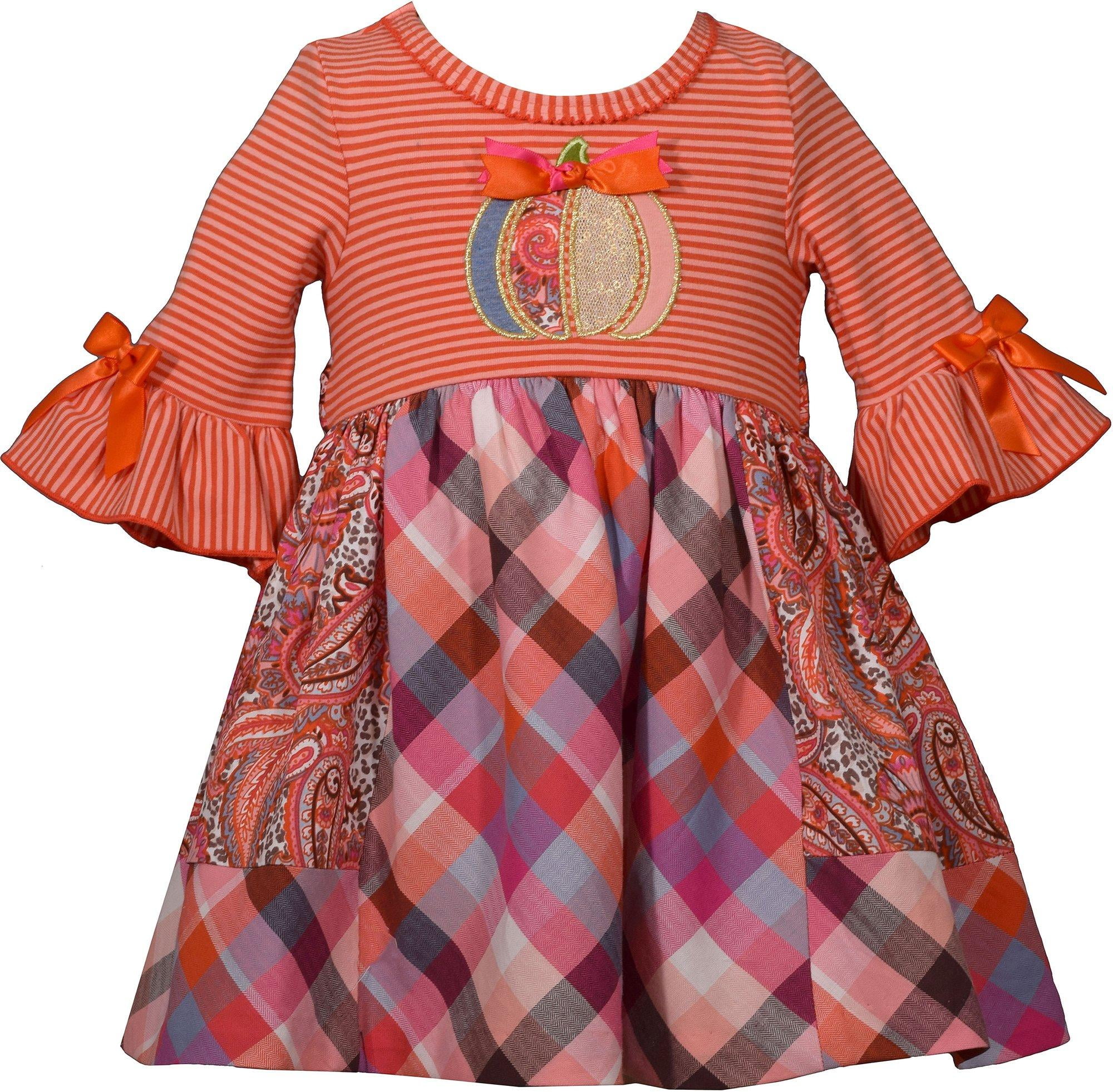 bonnie jean pumpkin dress