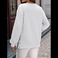 thumbnail image 4 of Sudaderas de Gran Tamaño para Mujer, Sudaderas de Larga, Camisetas con Abertura Lateral, Tops, Conjuntos para Adolescentes. M, 4 of 10