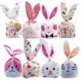 thumbnail image 2 of 10/20 piezas bolsas con orejas de conejo bolsas de plástico para dulces y galletas, 2 of 4
