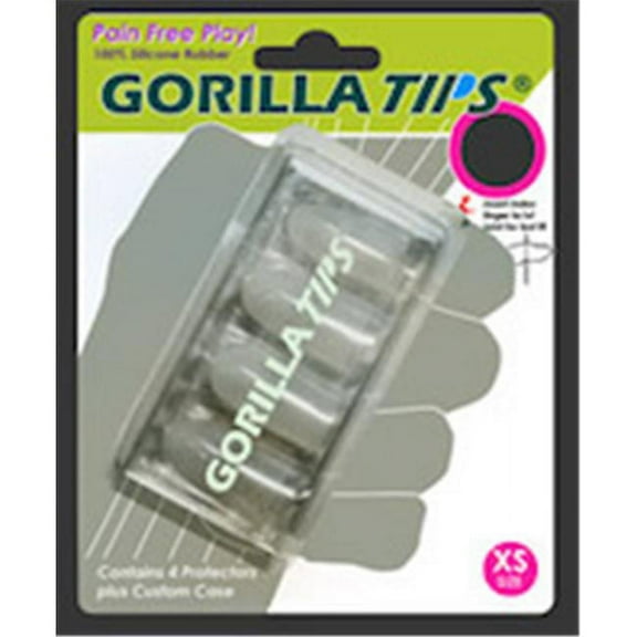 Alfred 98-GT100CLR Gorilla Tips Fingertip Protectors, Clear - Extra Small