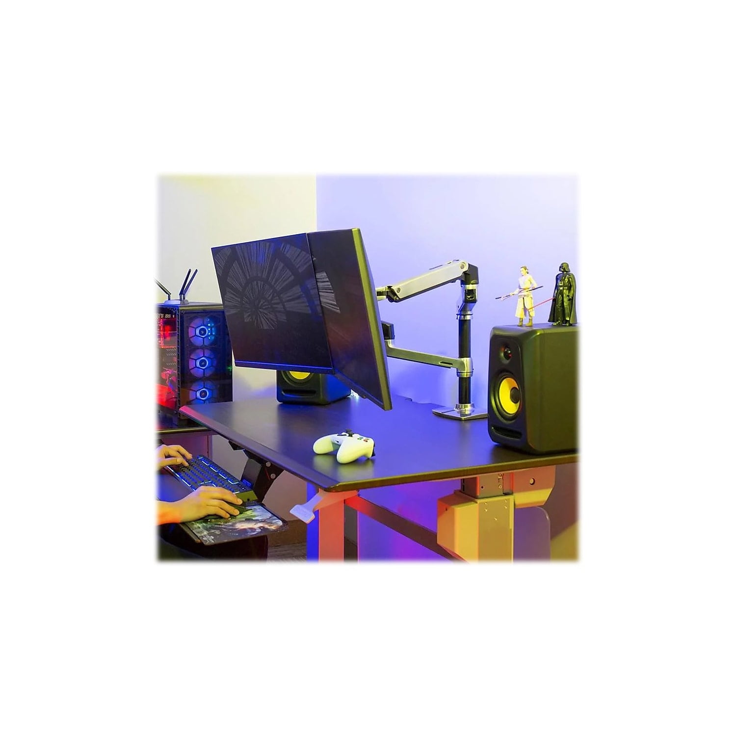 モニターアーム ergotron LX Dual Stacking Arm Amazon.com: Ergotron – LX Vertical Stacking Dual Monitor Arm