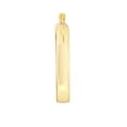 thumbnail image 2 of 10k Yellow Gold 24x2.5mm Side Dotted Design Round Hoop Earrings E Hoop Earring for Women, 2 of 2