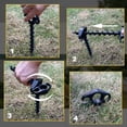 thumbnail image 4 of Estacas de arena COBARYEN para carpa de playa, 24 cm, paquete de 10, 4 of 6