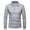 Gray, variant on VgaVtl Mens Long Sleeve Polo Shirts Fall Men Shirts Under $10 White Solid Button Collared Slim Shirts