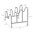thumbnail image 2 of OATIPHO Plated Silver Pot Lid Holder Organizer Rack for Home Kitchen with Multi Functional Utensil and Pan Cover Stand, 2 of 8
