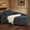 Black, variant on Shaiailed 67" Green Oval Chaise Lounge,Floor Lounge Chair with Curved Back and A Soft Pillows,Left Arm Chaise Lounge for Living Room