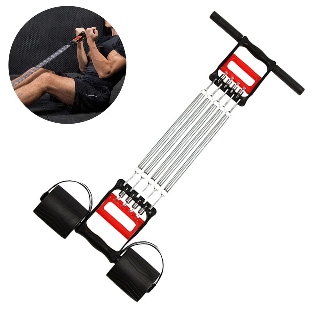 Heavy Duty Muscle Training Exercise 5 Springs Chest Pull Expander Sport Fitness