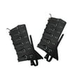 thumbnail image 1 of Medieval Lace up Buckle Shoes Cover Photo Props for Cosplay Accessories Black, 1 of 9