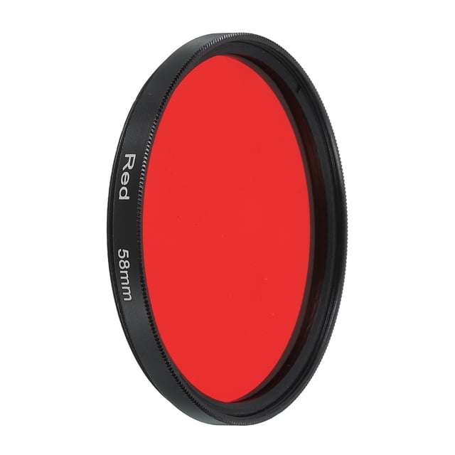 Filtro de lente Uxcell de 2.3" Filtro rojo completo para fotografía de cámara