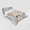 thumbnail image 3 of Ambesonne Colorful Bedding Set 3 Pcs, Bohemian Butterflies, Twin XL, Multicolor, 3 of 3