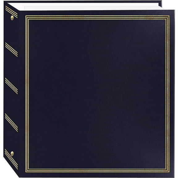 Pioneer TR-100 Self Adhesive Magnetic 3-Ring Photo Album Navy Blue