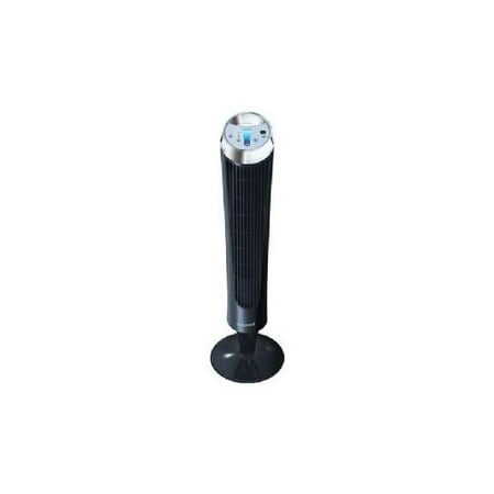 QuietSet 8-Speed Whole Room Tower Fan, Black
