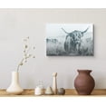 thumbnail image 3 of wall26 Canvas Print Wall Art Duotone Gray Monochrome Ox in Field Animals Wilderness Photography Realism Rustic Scenic Relax/Calm Multicolor for Living Room, Bedroom, Office - 32"x48", 3 of 5